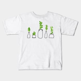 Watercolor plants Kids T-Shirt